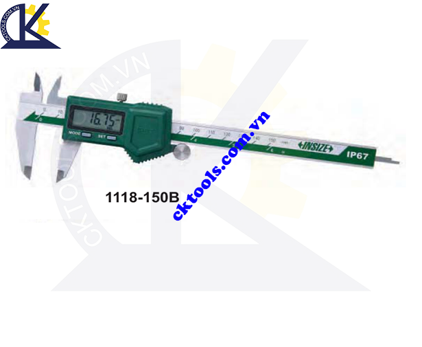 Thước cặp điện tử  INSIZE  1118-150BW  , IP67 WATERPROOF  DIGITAL CALIPERS  1118-150BW
